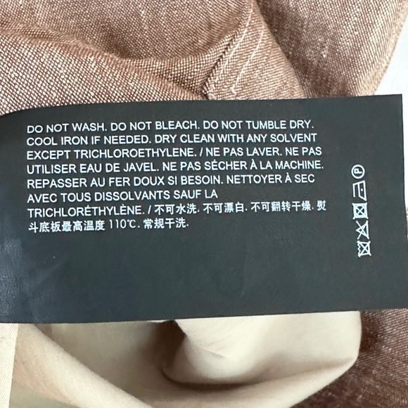 Theory Mod Sleeveless Bronze Linen Blend Shift Dress Size 2 NWT - Picture 13 of 15